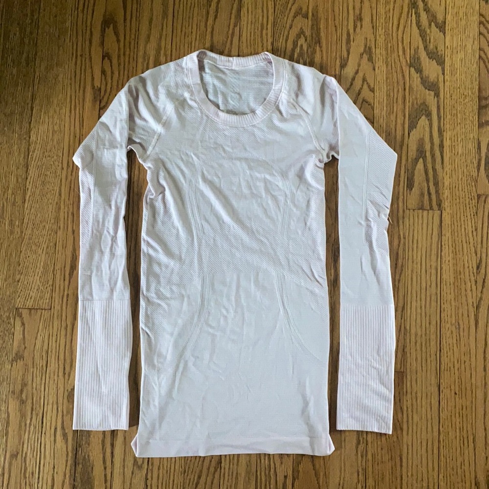 Lululemon Swiftly Tech Pale Pink Long Sleeve